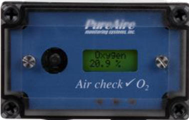 PureAire 99016 Oxygen Deficiency Monitor with Sensor
